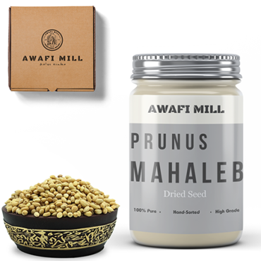 Awafi Mill Dried Mahaleb Seed Prunus Mahaleb 100gm